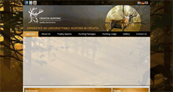Desktop Screenshot of croatiahunting.com